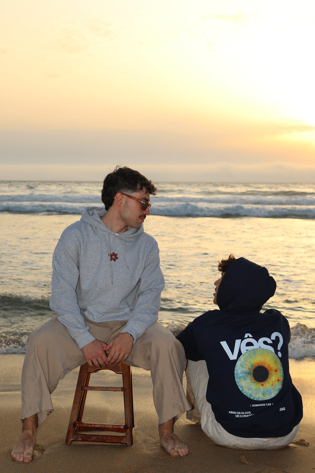 HOODIE "VÊS" RAINY CLOUD