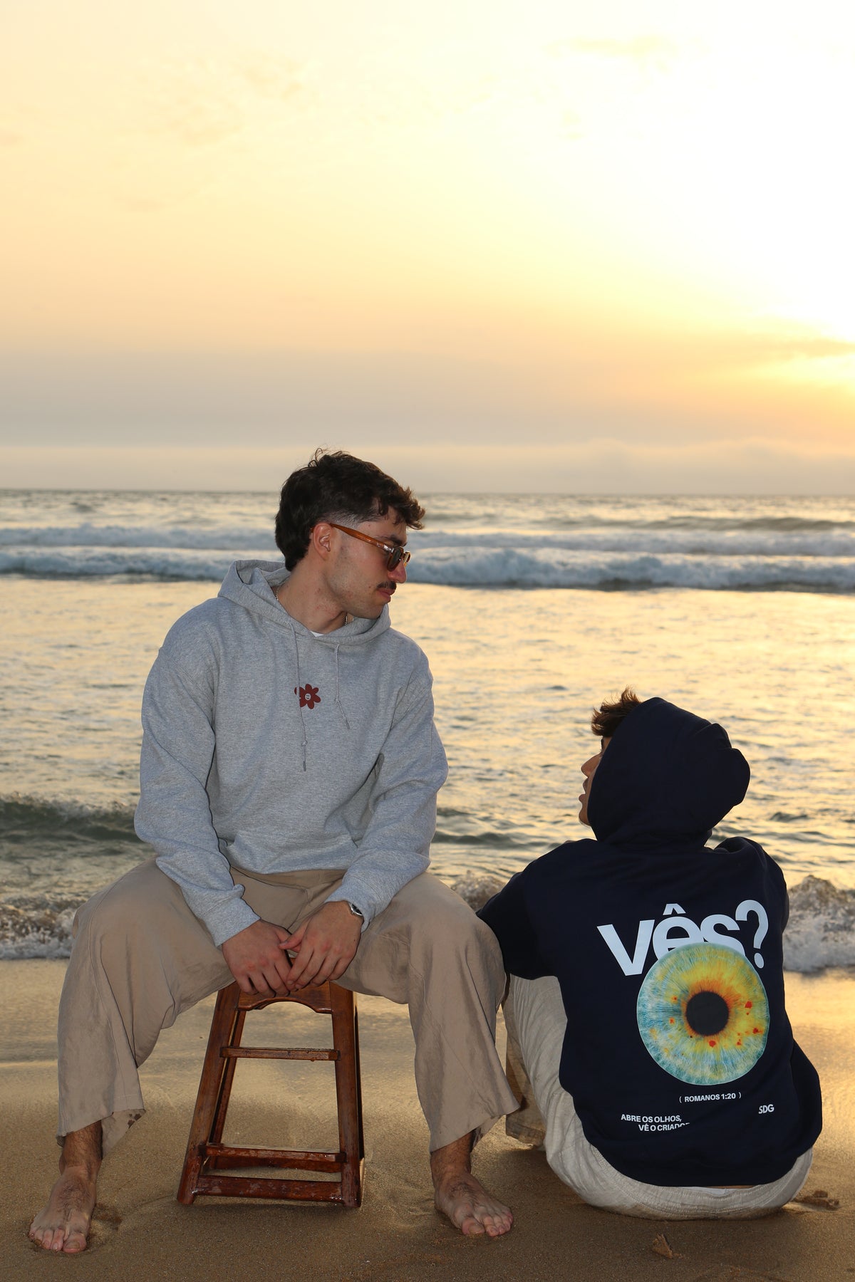 HOODIE "VÊS" RAINY CLOUD