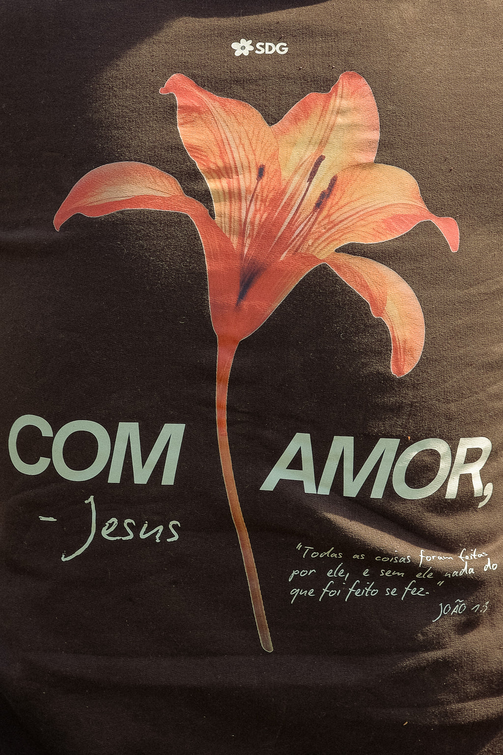 CREWNECK "COM AMOR" COCOA